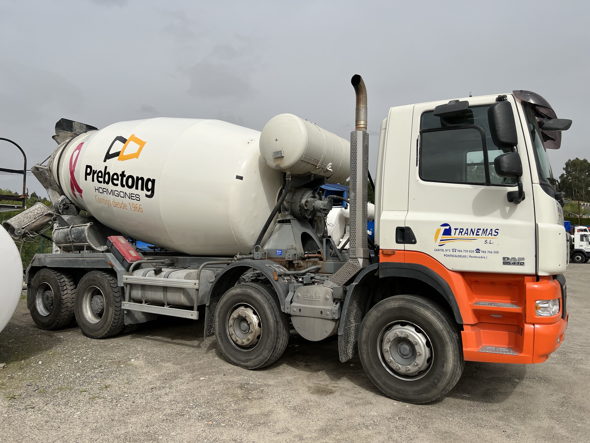 transporte de hormigón